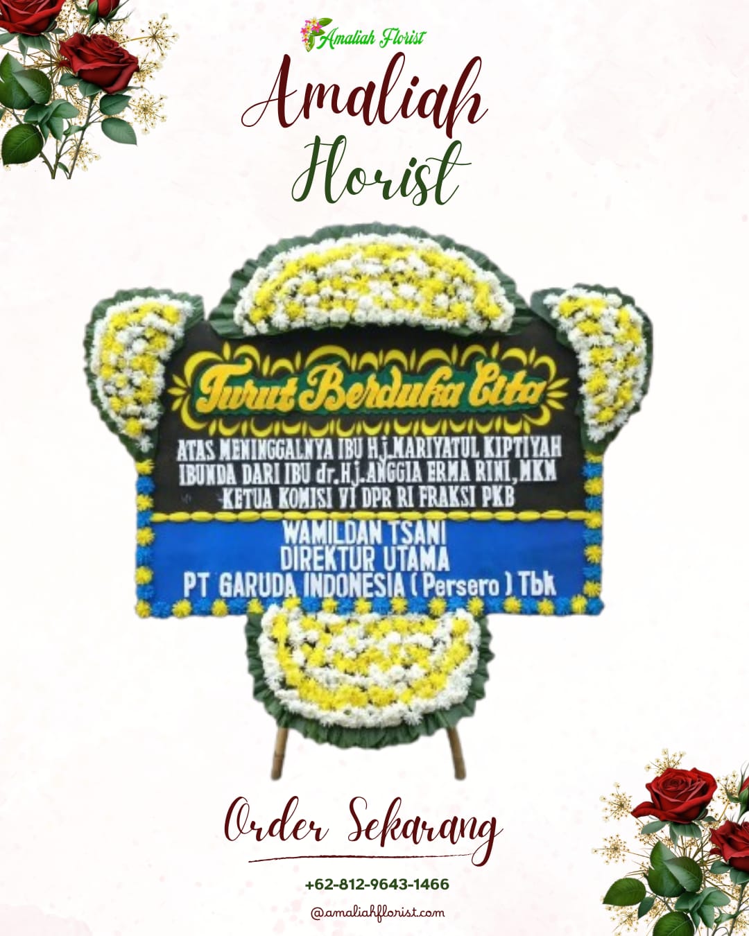 Papan Bunga Duka Jambi Selatan